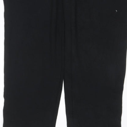 Marks and Spencer Women's Black Size 8 Stretch Pull-On Trousers