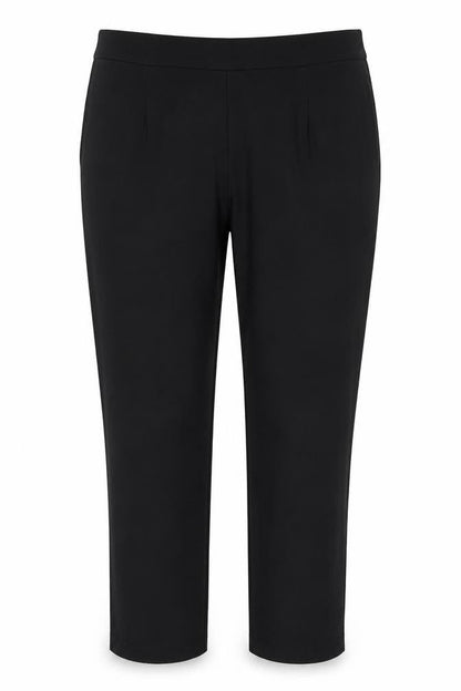 Marks and Spencer Women's Black Size 8 Stretch Pull-On Trousers