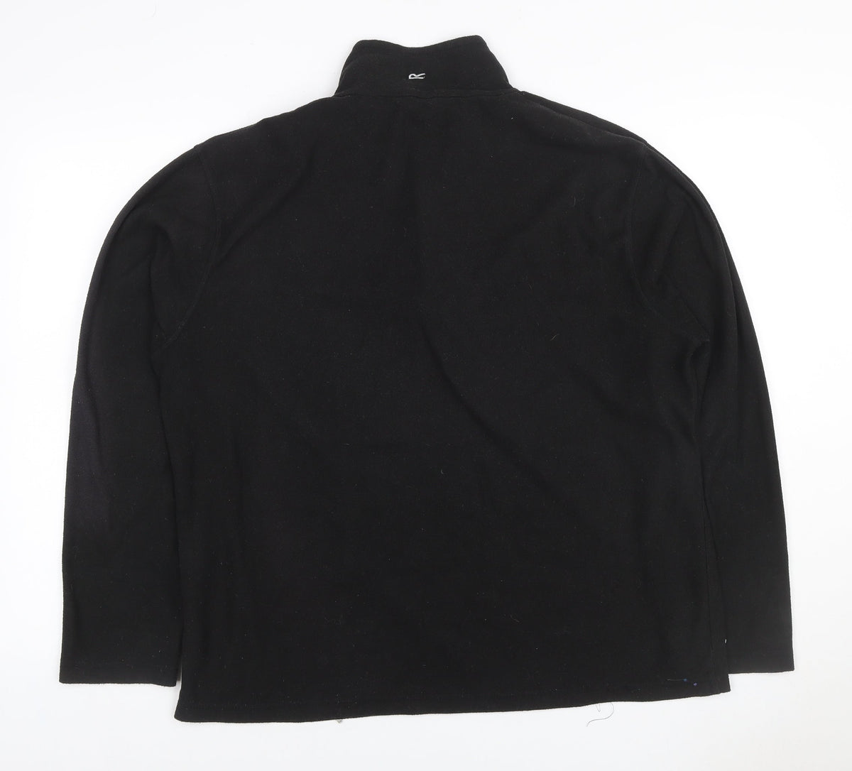Regatta Mens Black L Fleece 1/4 Zip High Neck Outdoor Sweatshirt