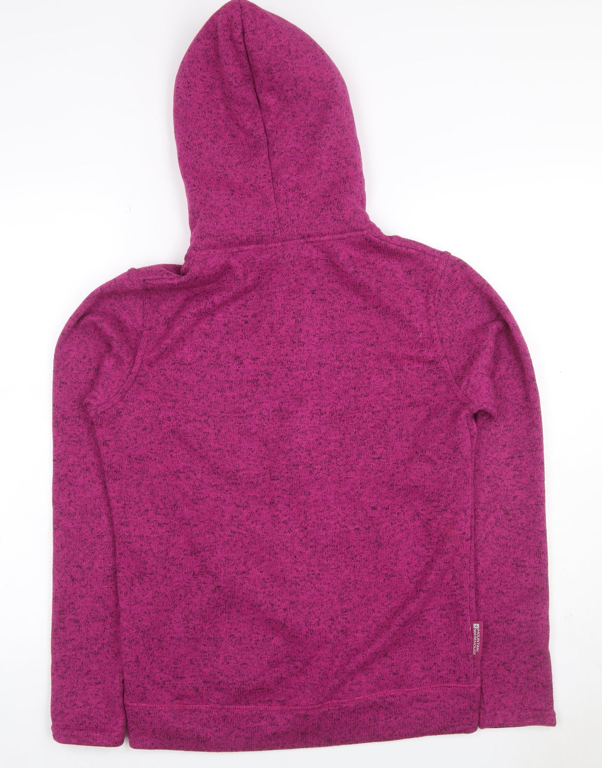 Mountain Warehouse Women’s Pink UK 12 Hooded Fleece Jacket Full Zip