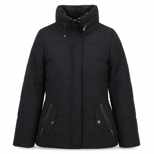 Mango Suit Women Black XS Puffer Jacket Quilted Insulated Zip