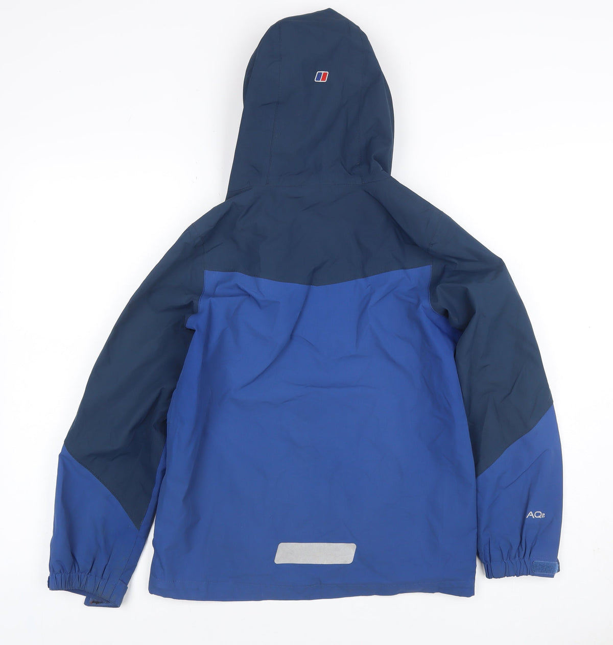 Berghaus Boys Blue 9-10 Years AQ2 Waterproof Hooded Full Zip Jacket
