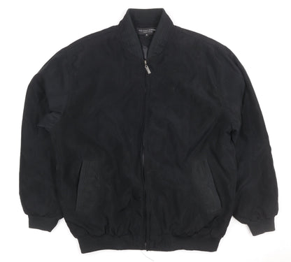 Jean-Louis Garonne Men's Black XL Bomber Jacket Full Zip