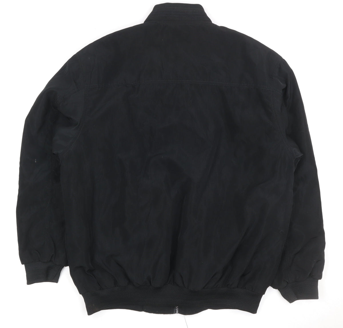 Jean-Louis Garonne Men's Black XL Bomber Jacket Full Zip