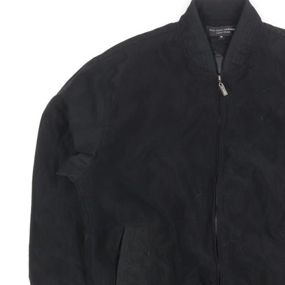 Jean-Louis Garonne Men's Black XL Bomber Jacket Full Zip