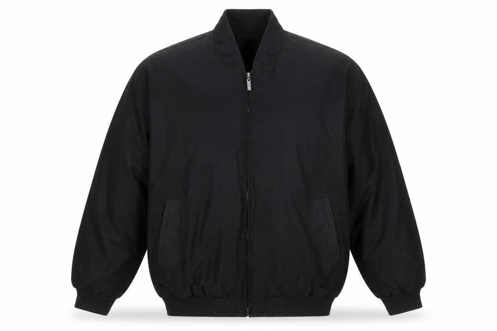 Jean-Louis Garonne Men's Black XL Bomber Jacket Full Zip