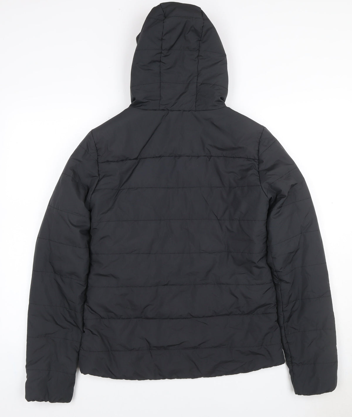 Passenger Men’s Black XS Hooded Quilted Puffer Jacket Full Zip