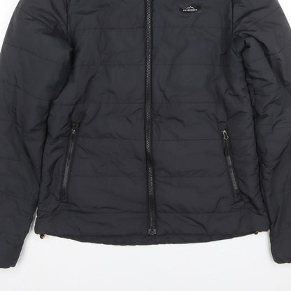 Passenger Men’s Black XS Hooded Quilted Puffer Jacket Full Zip