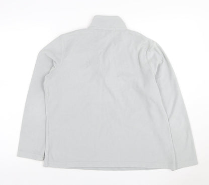 Regatta Women Grey UK 14 Fleece 1/4 Zip High Neck Sweatshirt
