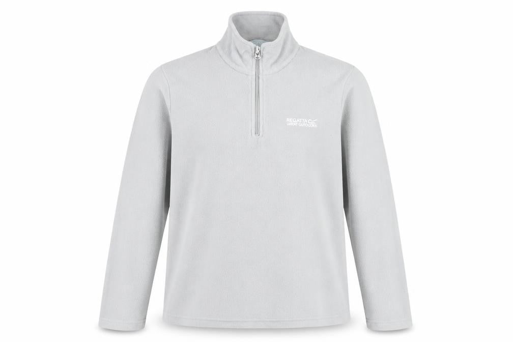Regatta Women Grey UK 14 Fleece 1/4 Zip High Neck Sweatshirt