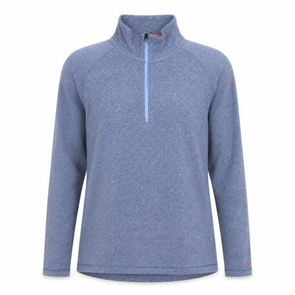 Trespass Women Blue UK 14 L 1/4 Zip Raglan Sweatshirt Outdoor