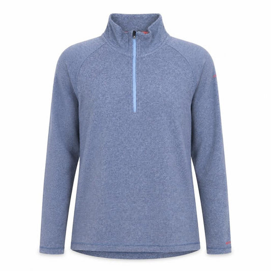 Trespass Women Blue UK 14 L 1/4 Zip Raglan Sweatshirt Outdoor