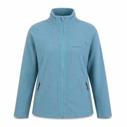 Craghoppers Women's Blue UK 12 Full Zip Fleece Sweatshirt Zip Pockets