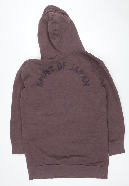 Superdry Women’s Purple UK 14 Pullover Hoodie Spirit of Japan Logo
