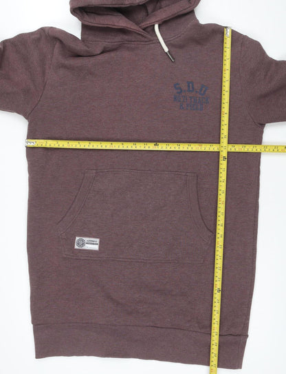 Superdry Women’s Purple UK 14 Pullover Hoodie Spirit of Japan Logo