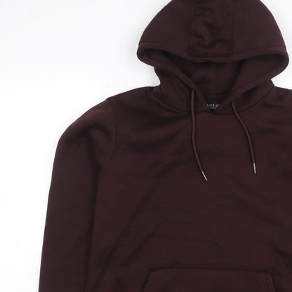 Brave Soul Men’s Brown L Pullover Hoodie Drawstring Kangaroo Pocket