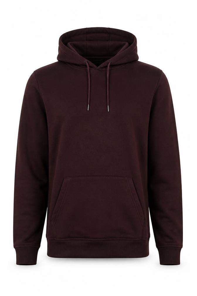 Brave Soul Men’s Brown L Pullover Hoodie Drawstring Kangaroo Pocket