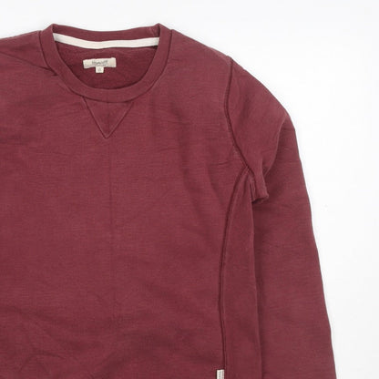 Howies Women’s Red UK 10 Crew Neck Raglan Sweatshirt Cotton