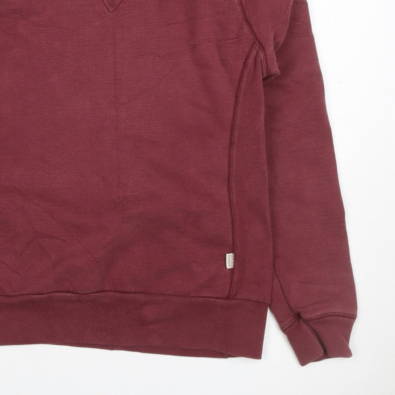 Howies Women’s Red UK 10 Crew Neck Raglan Sweatshirt Cotton