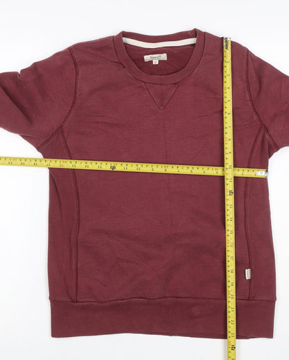 Howies Women’s Red UK 10 Crew Neck Raglan Sweatshirt Cotton