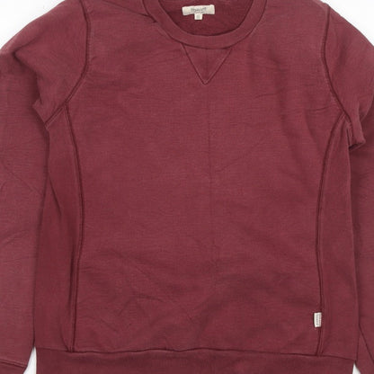 Howies Women’s Red UK 10 Crew Neck Raglan Sweatshirt Cotton