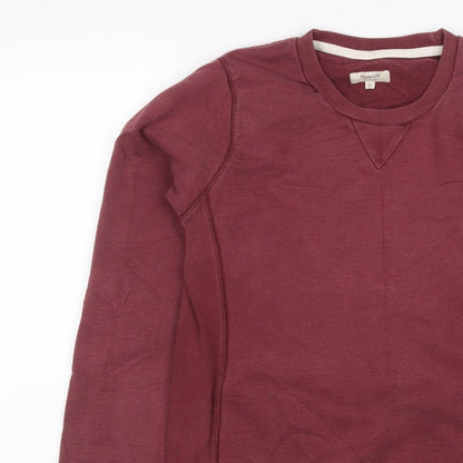 Howies Women’s Red UK 10 Crew Neck Raglan Sweatshirt Cotton