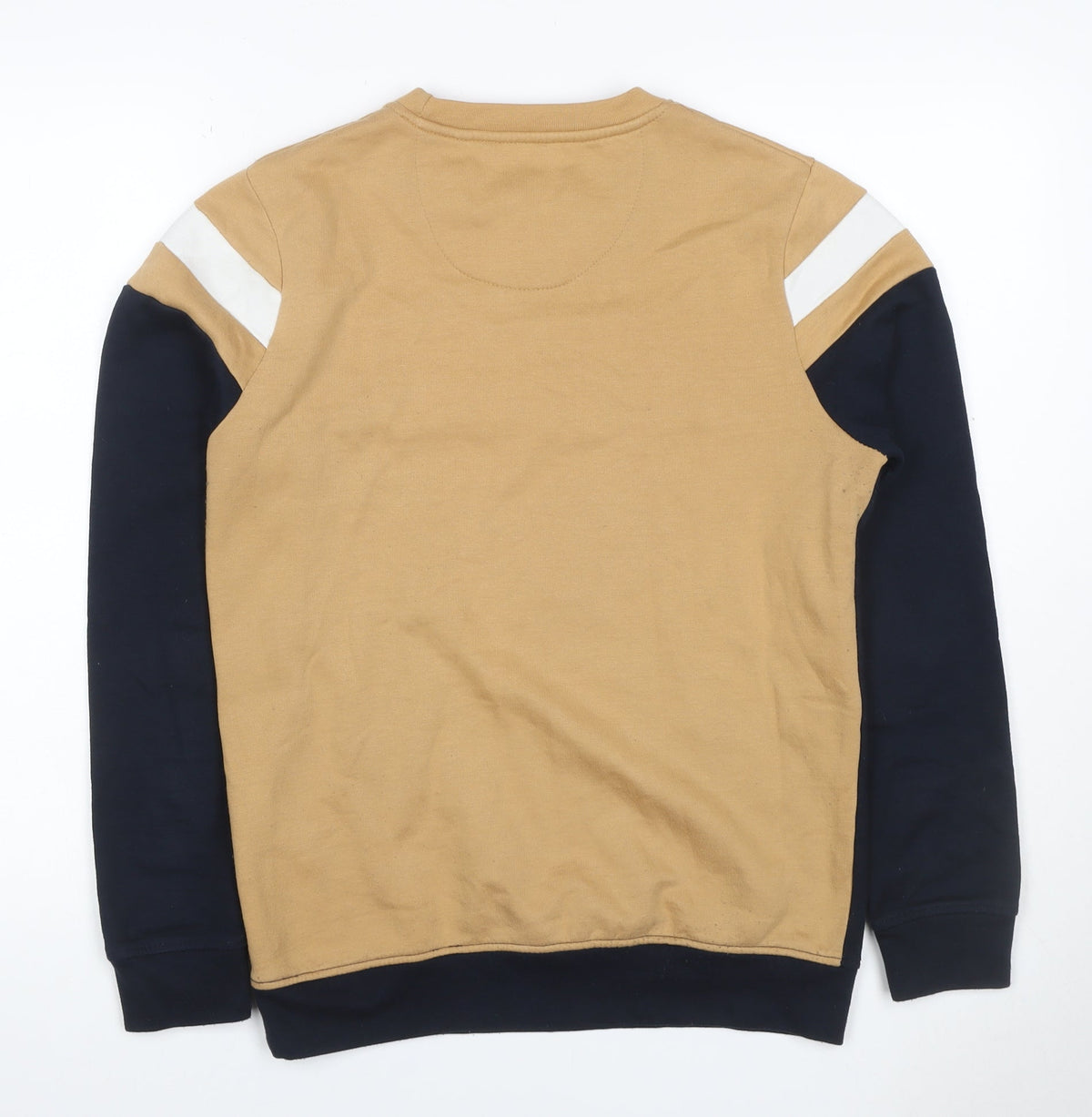 Fluid Men’s Multicoloured XS Colour Block Stripe Crew Neck Sweatshirt