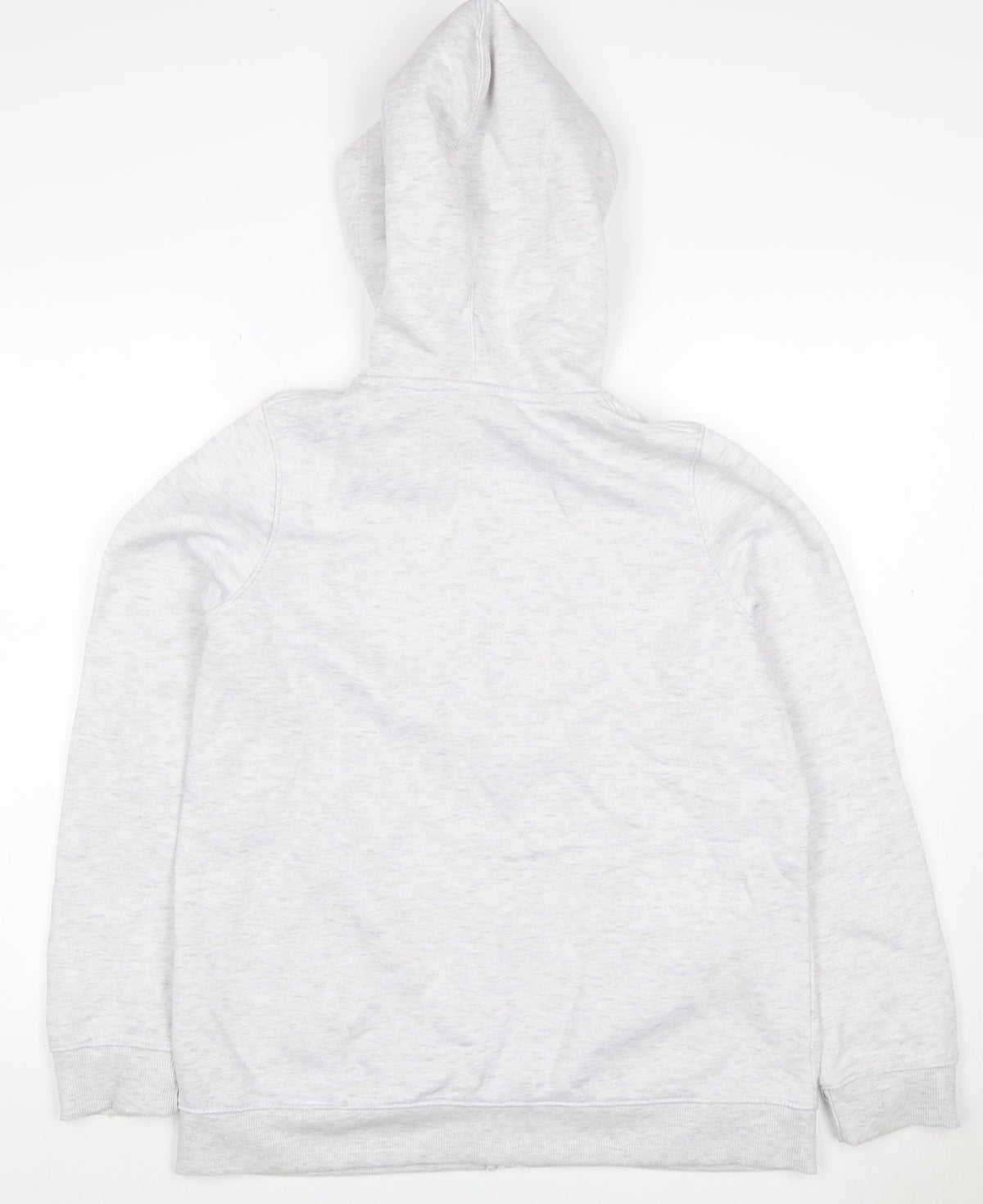 Slazenger Women Grey UK 14 Full Zip Hooded Fleece Hoodie