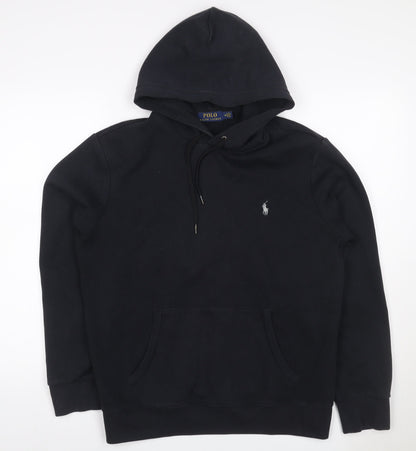 Polo Ralph Lauren Men’s Black M Pullover Hoodie Embroidered Logo
