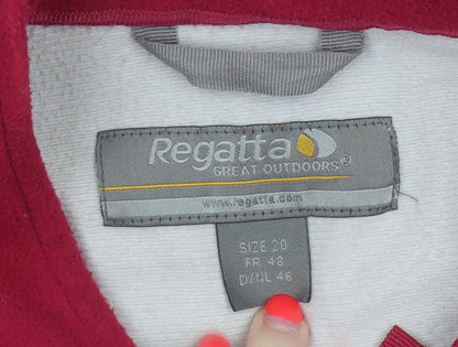Regatta Women’s Red Size 20 Fleece Full Zip Outdoor Jacket