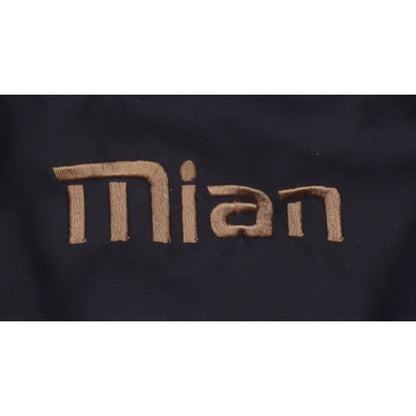 Mian Men’s Black XL Utility Waistcoat Zip Pocket Stand Collar