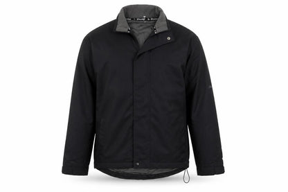 Dunlop Men’s Black L Windbreaker Jacket Full Zip Logo Lined