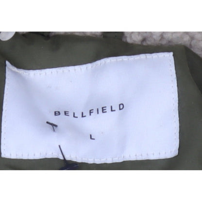 Bellfield Unisex Adults Green L Braka DK Hooded Sherpa Lined Parka