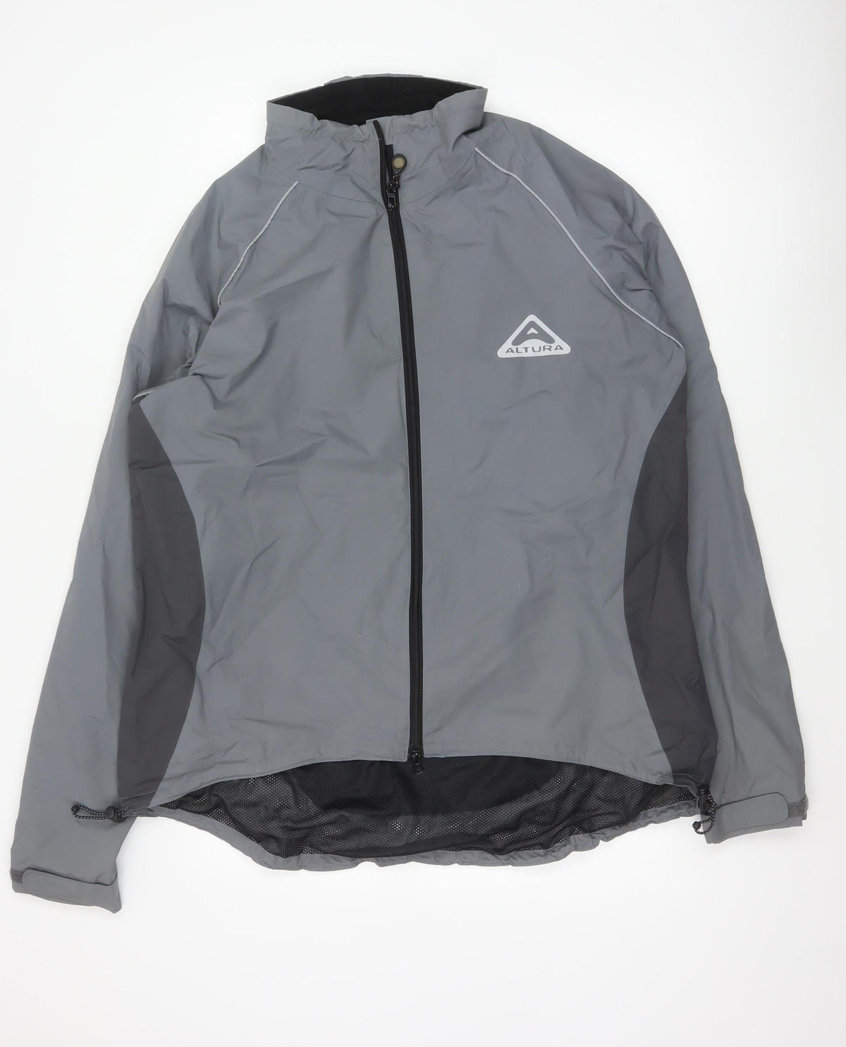 Altura Men’s Grey 2XL Cycling Rain Jacket Reflective Full Zip
