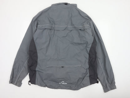 Altura Men’s Grey 2XL Cycling Rain Jacket Reflective Full Zip