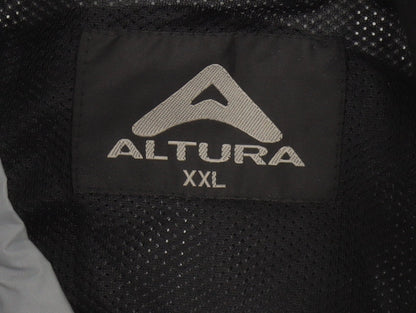 Altura Men’s Grey 2XL Cycling Rain Jacket Reflective Full Zip