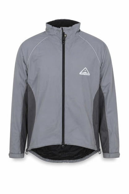 Altura Men’s Grey 2XL Cycling Rain Jacket Reflective Full Zip