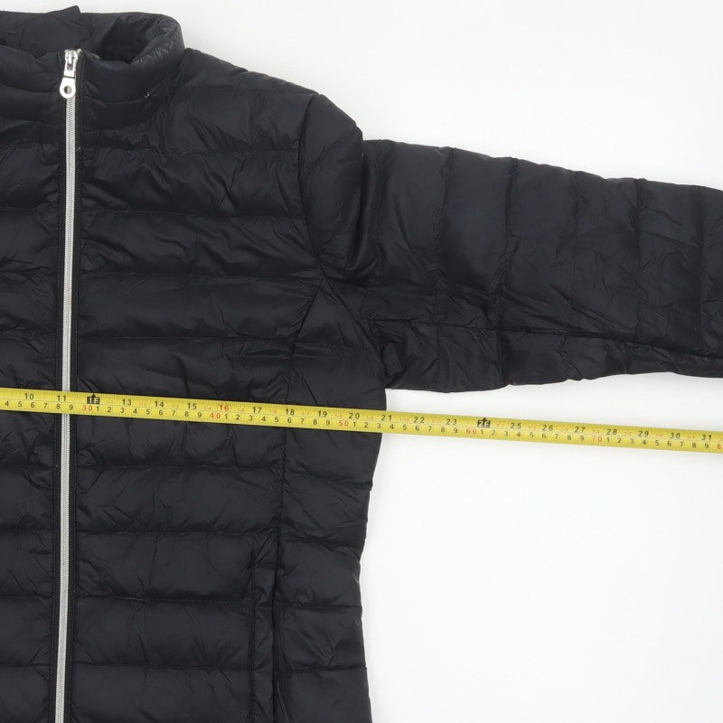 Marks and Spencer Women Black UK 14 Quilted Down Puffer Jacket