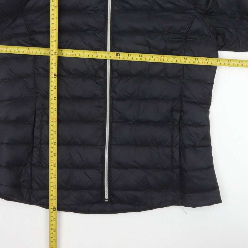 Marks and Spencer Women Black UK 14 Quilted Down Puffer Jacket