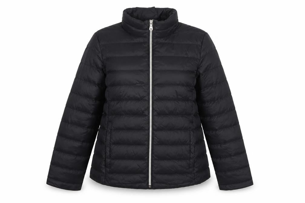 Marks and Spencer Women Black UK 14 Quilted Down Puffer Jacket
