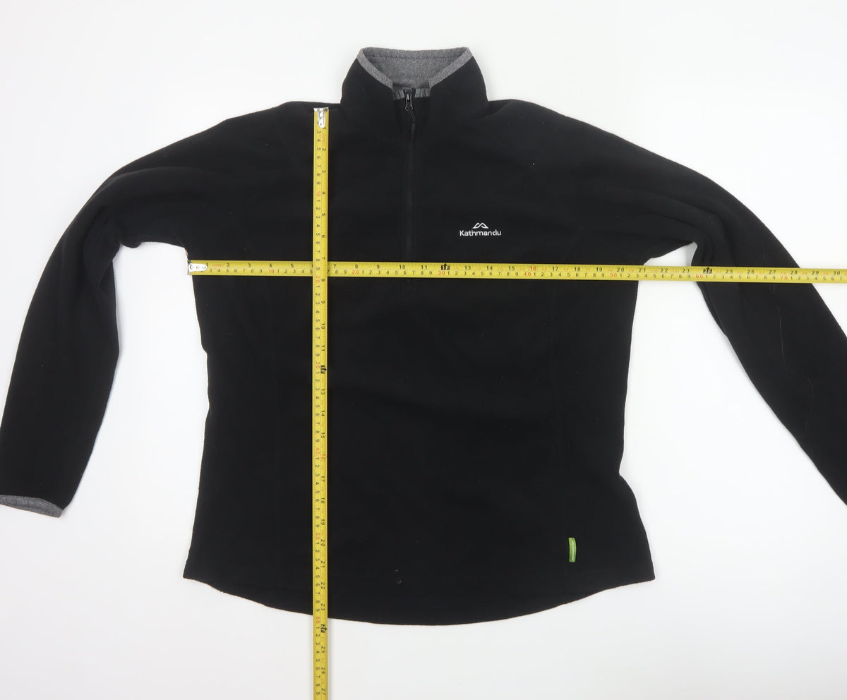 Kathmandu Women’s Black Size 16 1/2 Zip Fleece Sweatshirt