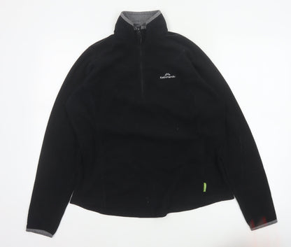 Kathmandu Women’s Black Size 16 1/2 Zip Fleece Sweatshirt