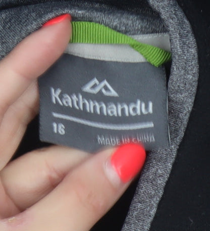 Kathmandu Women’s Black Size 16 1/2 Zip Fleece Sweatshirt