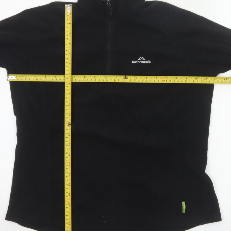 Kathmandu Women’s Black Size 16 1/2 Zip Fleece Sweatshirt