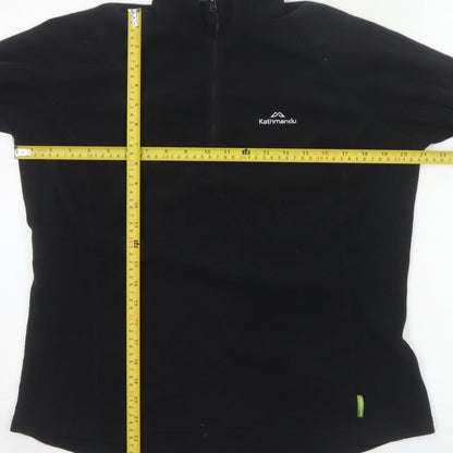 Kathmandu Women’s Black Size 16 1/2 Zip Fleece Sweatshirt