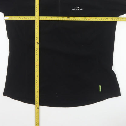 Kathmandu Women’s Black Size 16 1/2 Zip Fleece Sweatshirt