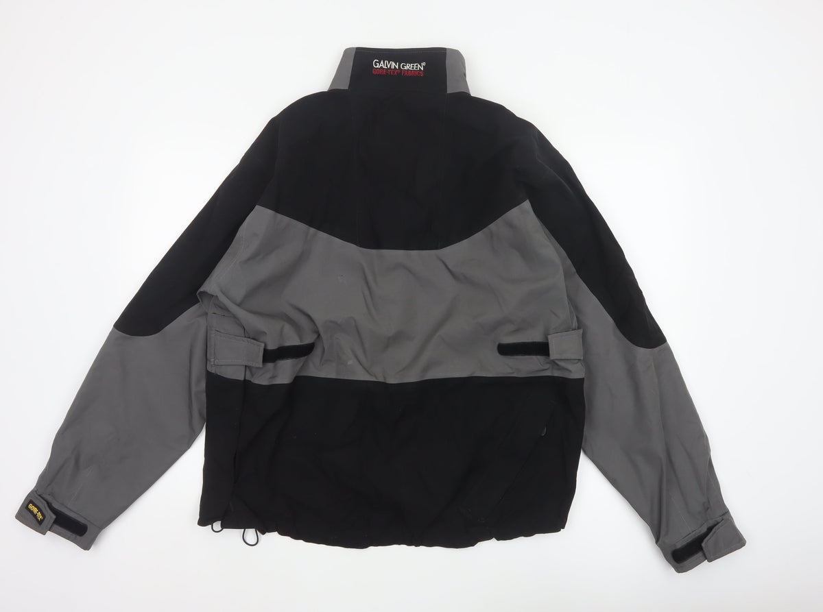Galvin Green Men’s Black Grey L Gore-Tex Golf Waterproof Anorak Jacket