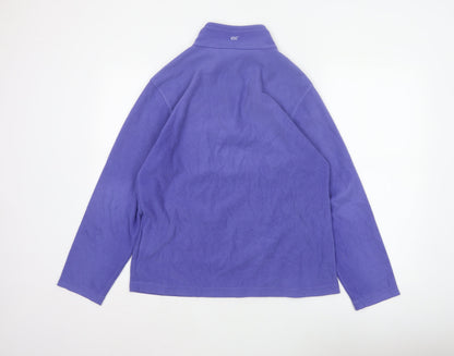 Regatta Women’s Purple UK 14 1/4 Zip Fleece Pullover Sweatshirt