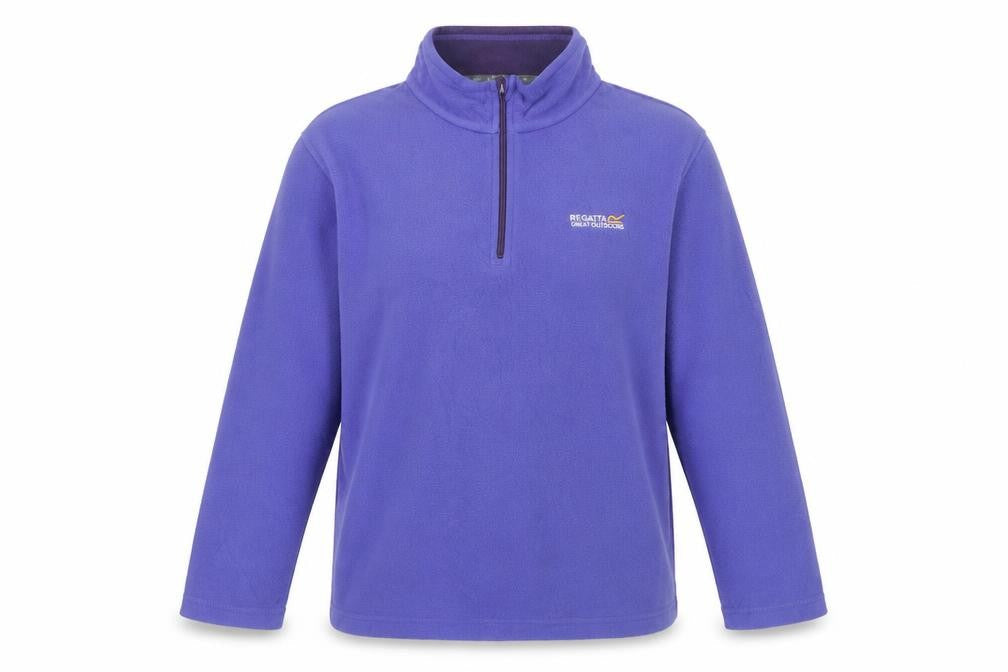 Regatta Women’s Purple UK 14 1/4 Zip Fleece Pullover Sweatshirt