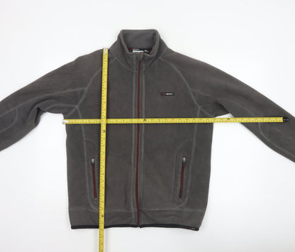 Next Sport Men’s Grey Fleece Jacket Size M Full Zip Outdoor